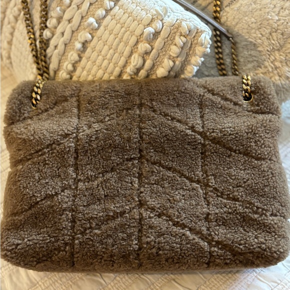 ✨SOLD✨SAINT LAURENT Shearling Loulou, Brown - Medium - Picture 8 of 15